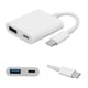 thumbnail image 4 of Ccdes Adaptador USB, disco duro USB C a adaptador USB para teléfonos móviles para computadoras para Tablet PC, 4 of 8