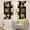 Orange, variant on Feelyou Christmas Snowman Black Out Curtains, Winter Wonderland Landscape Curtains Pack of 2 (42x63 Each), Xmas Flower Bedroom Curtains, Curtains and Drapes Bedroom Decor