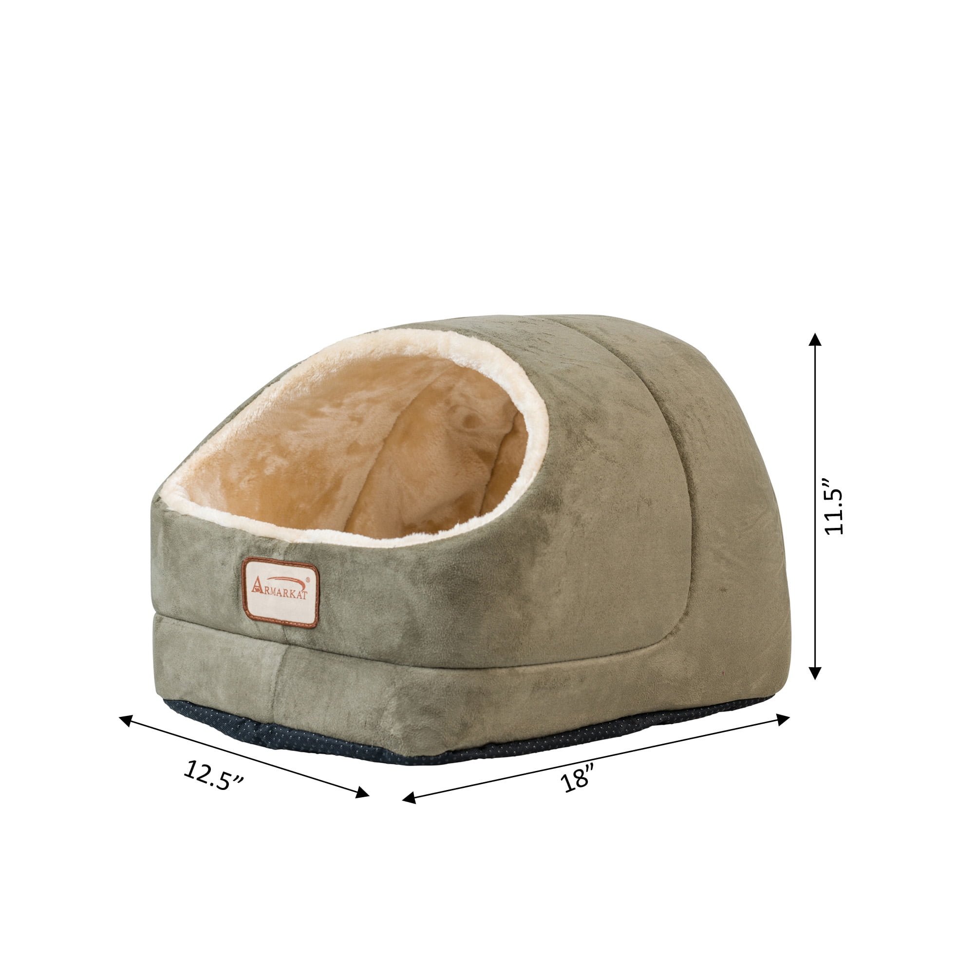 Armarkat 18" Small Cat Bed And Cave