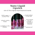 thumbnail image 5 of Aromi Dusty Rose Matte Liquid Lipstick, Long-lasting, Pink Mauve Lip Color for Women (Rosy Rose), 5 of 9