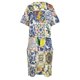 thumbnail image 5 of Vestido holgado con bolsillos de mayólica abstracta, vestido de verano para mujer 2025, vestido largo de verano para mujer, 5 of 7