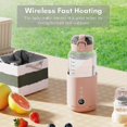 thumbnail image 4 of Portable Water Warmer for Baby Formula 300ml Capacity Precise Temperature Control Built-in Battery W, 4 of 5