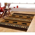 thumbnail image 1 of United Weaver Contours/Donna Sharp Woodcut Bear Lodge 1'10" X 3' - Area Rugs, 1 of 5