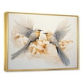 thumbnail image 2 of Designart "Floral Harmony Birds Of Paradise" Birds Of Paradise Floater Framed Canvas Prints, 2 of 5