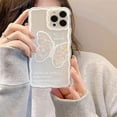 thumbnail image 2 of Funda de silicona transparente con estampado de flores para iPhone 14 Pro, funda de TPU a prueba de golpes con diseño de tulipán, funda de teléfono a prueba de golpes, 2 of 5