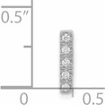 thumbnail image 4 of 14K White Gold Diamond Letter I Initial Charm (10.54 X 2.7) Made In India -Jewelry By Sweet Pea, 4 of 7