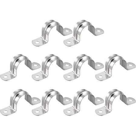 

Pipe Straps Clamp (27mm/1.06 ) 50pcs 304 Stainless Steel U Tube Tension Clip Bracket - for Plumbing Pipeline Wire