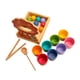 thumbnail image 4 of Juego de emparejamiento educativo de bolas de madera en tazas, juego de mesa para clasificar y contar colores, juguetes de bolas de madera para niños, 4 of 9