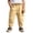 Khaki, variant on Gyexs Toddler Boys Jogger Pants Uniform Pants with Pockets Elastic Waist Casual Pants for Kids
