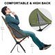thumbnail image 5 of Silla de Camping Plegable y Ligera Outplea con Respaldo Alto Verde, 5 of 7