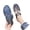 slippers 3#Black, variant on oqasdz Womens Slippers Summer Slip On Sandals with Hollow Toe Ring Jelly Pool Two Way Wear Versatile Openwork Sandals,Purple