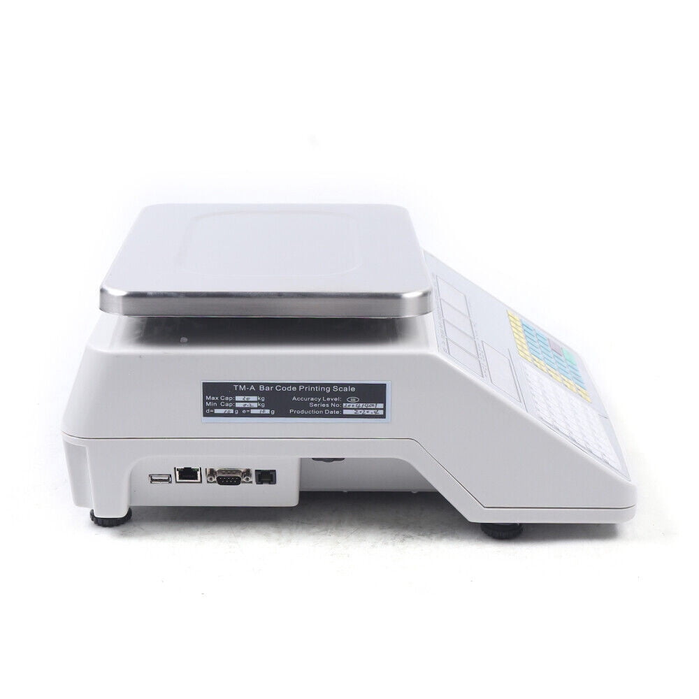 Digital Deli Meat Food Computing Retail Price Scale 66LB Retail with printer Digital Deli Meat Food Computing Retail Price Scale 66LB Retail with Printer