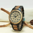 thumbnail image 2 of Stylish Wooden Watch for Men - Quartz Movement, Full Wooden Panel, Elegant Timepiece for Business and Casual Occasions - Perfect Accessory for Men's Wrist, 2 of 9