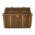 thumbnail image 2 of Pen+Gear Treasure Box, 9" x 7" x 6.25", Bronze, 2 of 6