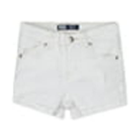 Levi's Girls Scarlett Shorty Casual Denim Shorts, White, 2T
