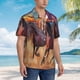 thumbnail image 3 of Balery a herd of horses Camisas hawaianas de manga corta para hombre, camisas playeras de corte holgado, camisas de vacaciones con botones,XX-Large, 3 of 7