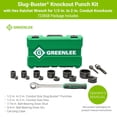 thumbnail image 2 of Kit Knockout Punch Greenlee 7238SB Slug-Buster con llave, 2 of 8