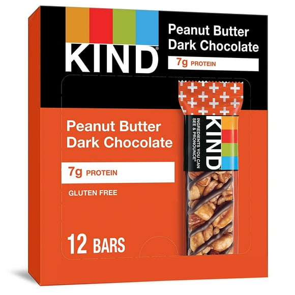 ZMLEVE Bars, Peanut Butter Dark Chocolate, Gluten Free,1.4 Ounce,12 Count