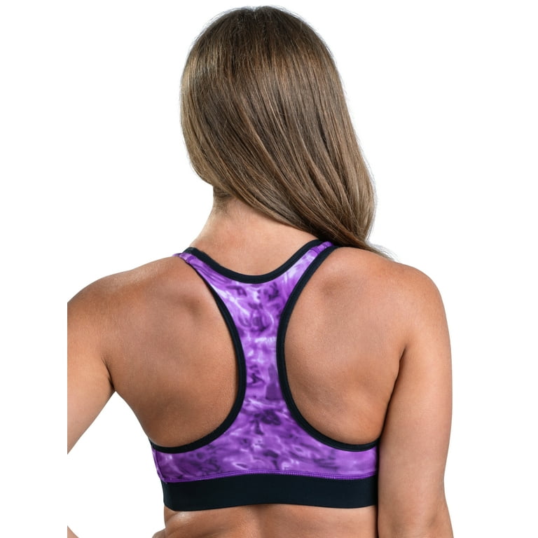 Aqua Design Sports Bras for Women: Workout Racerback Sport Bra Womens Top:  Liquid Purple size Small