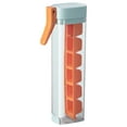 thumbnail image 4 of Mini Molde Tubo para Cubitos Hielo Bandeja Fácil Empujar Y Sacar () Naranja, 4 of 6