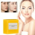 thumbnail image 1 of Pisexur Belleza Maquillaje Jabón de limón y cúrcuma en pastillas. Jabón limpiador de cúrcuma para la cara y el cuerpo. Jabón de ducha que reafirma los poros y elimina la pipara mujeres y hombres, 1 of 8