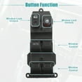 thumbnail image 4 of Left Driver Side Auto Power Window Switch Fit for Honda City Fit 2007-2008 Black, 4 of 7