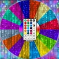 thumbnail image 2 of Chok 1 Ensemble Guirlande Lumineuse pour Rideau de Fenêtre 300 LEDs RVB 24 Couleurs Changeantes Guirlande Féerique 7 Modes avec Télécommande Commande USB pour Halloween Noël Fête Mariage Maison Jardin Décorations Murales, 2 of 7