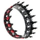 thumbnail image 2 of Coronas barrocas, corona de reina, tiara gótica, coronas de cristal, tiara de princesa, tiara vintage para mujeres y niñas, fiesta de disfraces de Halloween, graduación, negro y rojo, 2 of 8