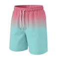 thumbnail image 5 of BRANROY Mens Athletic Shorts for Summer - Solid Color Drawstring Elastic Waist Loose Fit Gym Shorts, Running Shorts for Men and Mens Gym Shorts for Workout,White,M, 5 of 6