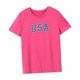 thumbnail image 5 of Camiseta clásica de verano para mujer, ropa sencilla, tops de verano para desplazamientos a la oficina S, 5 of 7