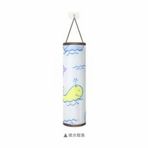 Reused Grocery Bag Holder Wall Mount Storage Plastic Bag Dispenser Storage Pouch Garbage Bag Kitchen Organizer Supplies Hanging Garbage Bag Storage Bag,E