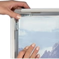 thumbnail image 2 of M&T Displays Picture Frame 36x48 Inch, Front Loading Diploma Frame, Silver Color 1.25" Aluminum Profile Size, 2 Packs, 2 of 7