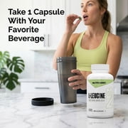 NutraBio Pure L-Leucine - Muscle Recovery and Support - Naturally Fermented Free Form Amino Acid - Vegan, Non-Gmo, Gluten Free - 400mg, 180 Capsules