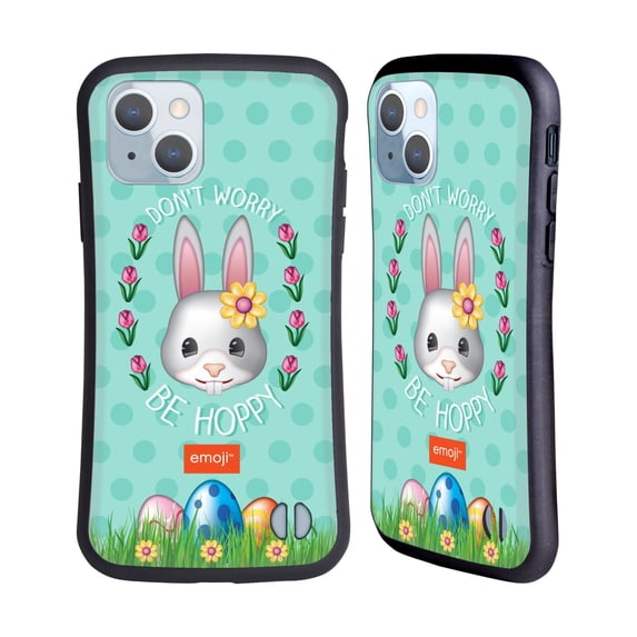 Head Case Designs Officially Licensed emoji® Easter Be Hoppy Hybrid Case Compatible with Apple iPhone 14