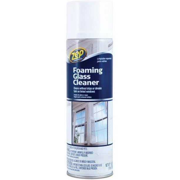 Zep Foaming Glass Cleaner 19 Ounce ZUFGC19 (case of 4) Clings to Dirt ...