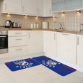 thumbnail image 2 of Juego de 2 alfombrillas de cocina de terciopelo de cristal con el logotipo del equipo de fútbol Bills, alfombrilla absorbente antideslizante para el hogar, el dormitorio y la cocina, 2 of 6