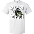 thumbnail image 3 of Inktastic Born to Fish T-Shirt, 3 of 5