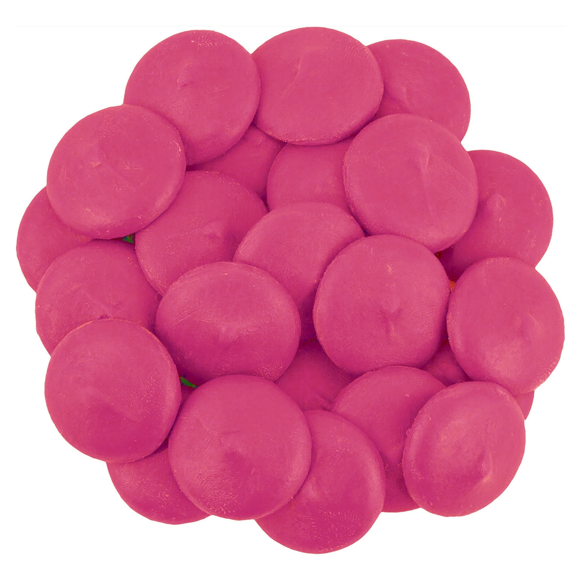 ChocoMaker Bright Pink Vanilla Flavored Candy Wafers 12oz, Gluten Free, Wheat Free(2 Packs)