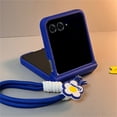 thumbnail image 4 of FL Cute  Blue Portable Flower Rope Case For Samsung Galaxy ZFlip7 6 Flip5 Flip6 Z Flip4 3 Flip7FE Razr60 50Ultra Cover, 4 of 5