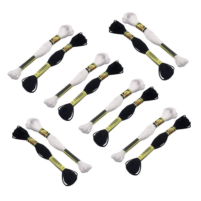 WEUVEB 48Ud Hilos Para Bordar Multicolor Con Luminosidad Y Tacto Liso Para Proyectos De