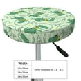 thumbnail image 4 of Lsque Cute Dinosaurs in Space Round Bar chair cushion covers Velvet Fabric Premium Comfort Protects from Scratches and Stains for 14-17 Inch Chair- 14 inch, 4 of 7