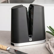 ZWILLING V-Edge Professional Knife Sharpener, for both Western and Japanese Blades, Black