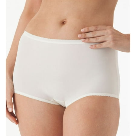 

Women s Shadowline 17605 Spandex Modern Brief Panty (Ivory M)