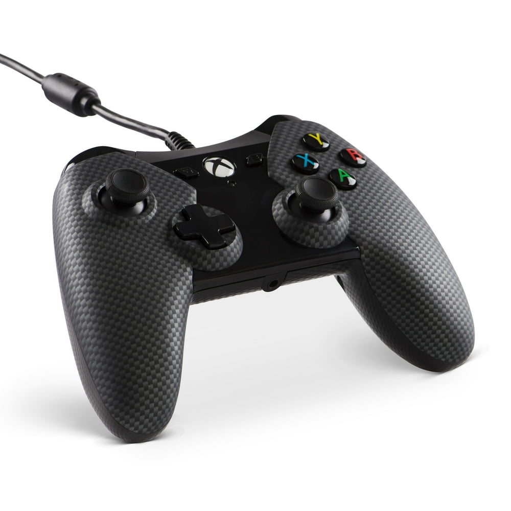 PowerA Xbox One, Wired Controller, Carbon Fiber Black - Walmart.com ...