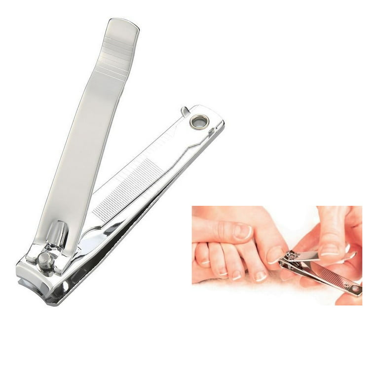 144 CLIPPERS) 2 FINGER NAIL CLIPPER WITH FILE SALONS/MANICURE/PEDICURE/BULK