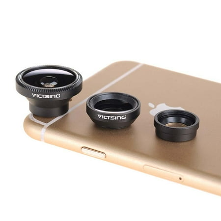 VicTsing-Magnetic-Detachable-Fish-Eye-Lens-Wide-Angle-Micro-Lens-3-in-1-Kits-Sliver-for-Iphone-6-6s-7-plus-ipad-Samsung-Galaxy-Smartphones-with-f