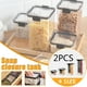 thumbnail image 1 of Xihbxyly Juego de Recipientes Herméticos para Almacenamiento, Diseño Compacto, Plástico Duradero, Versátiles para La Cocina, Organización de Refrigerios y Cereales, Tamaños de 460 Ml, 700 Ml, 1300 Ml, 1 of 7