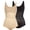 2 Packs: Black/beige, variant on Womens Open Bust Shapewear Bodysuit Tummy Control Shaping Bodysuit Full Body Shaper Slimmer Briefer
