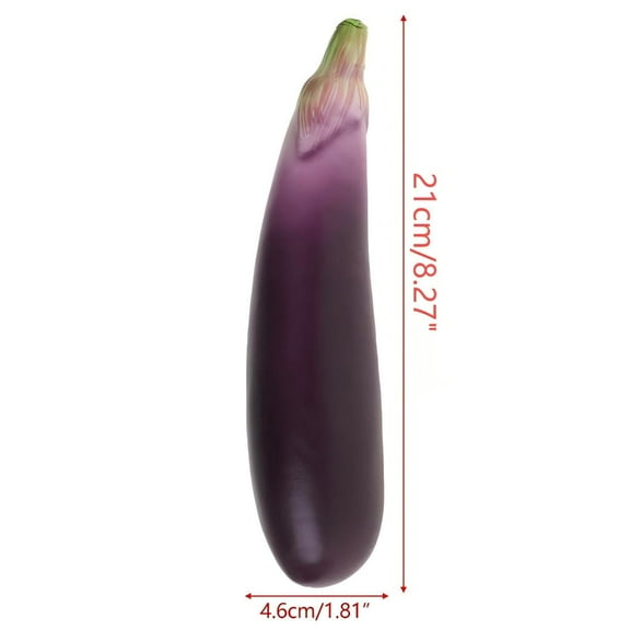 Acahhotxx Artificial Eggplants Simulation Fake Vegetable Photo Props Home Kitchen