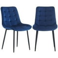 thumbnail image 2 of Adrinfly Dining Chair 2PCS（BLUEModern styleNew technologySuitable for restaurants, cafes, taverns, offices, living rooms, reception rooms.Simple structure, easy installation, 2 of 2